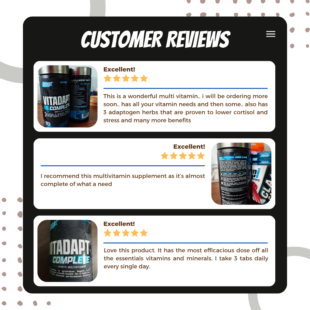 Nutrex Vitadapt Complete Sports, Multivitamin, 90 Tablets