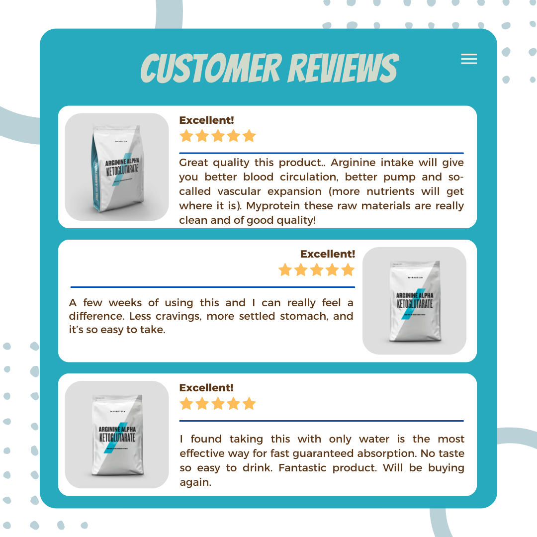 Myprotein, 100% AAKG Powder, Arginine, Gluten Free, Build Muscle