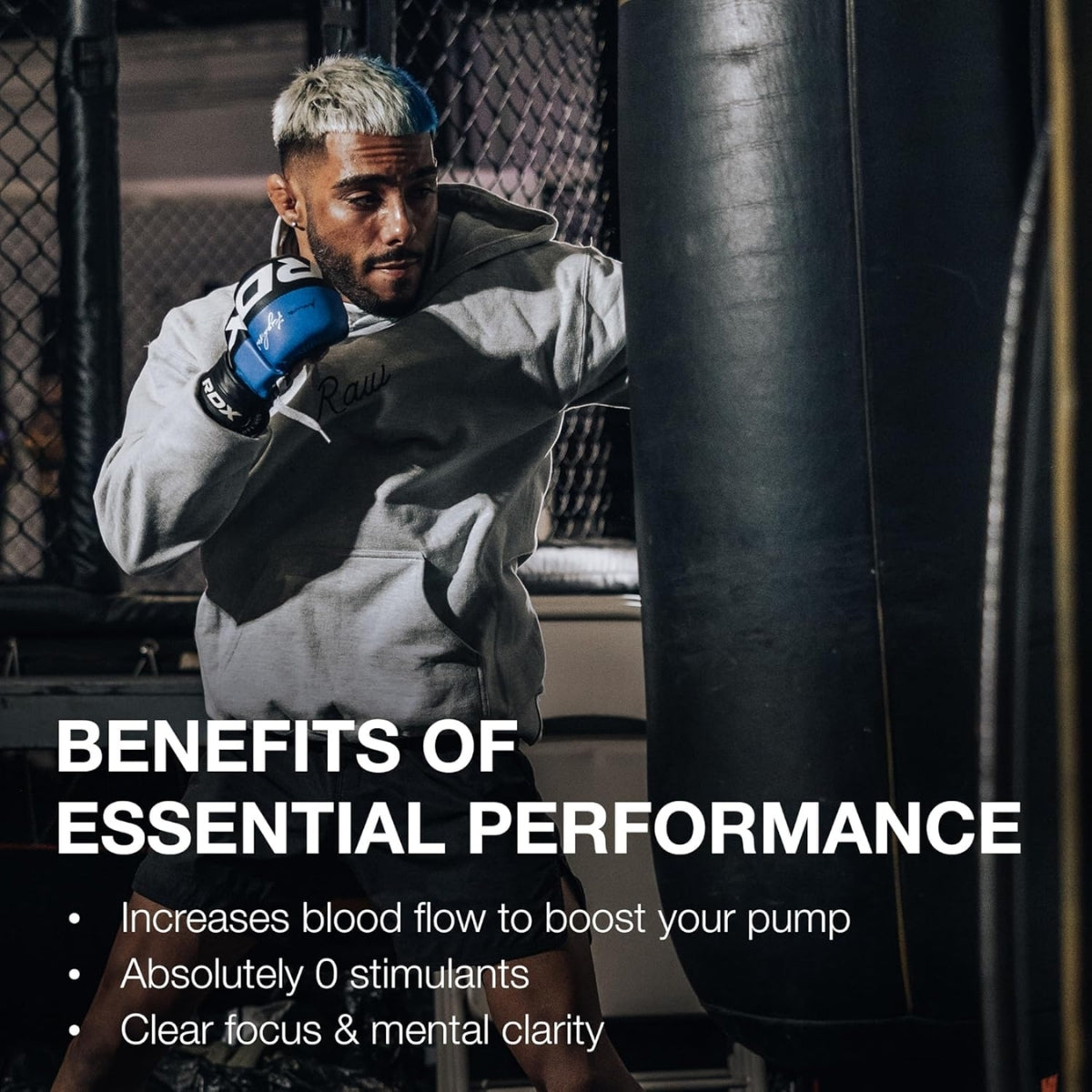 Raw Nutrition BUM Essential Performance Non-Stim, Preworkout For Endurance Strength & Focus 25 ser - Ultimate Sup Singapore