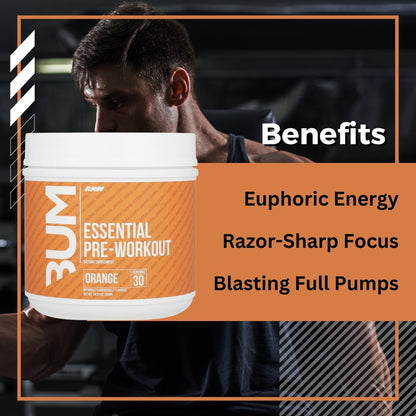 Raw Nutrition, Bum Essential Pre Workout, 30 Sers - Ultimate Sup Singapore