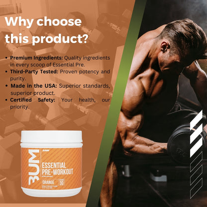 Raw Nutrition, Bum Essential Pre Workout, 30 Sers - Ultimate Sup Singapore