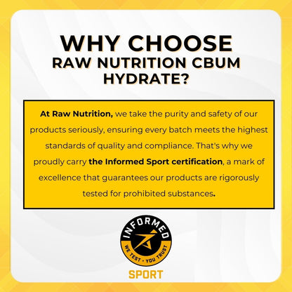 Raw Nutrition, CBUM Hydrate, Electrolyte Powder, Electrolyte Replacement, Non Stim Hydration Supplement, 20 Sticks - Ultimate Sup Singapore