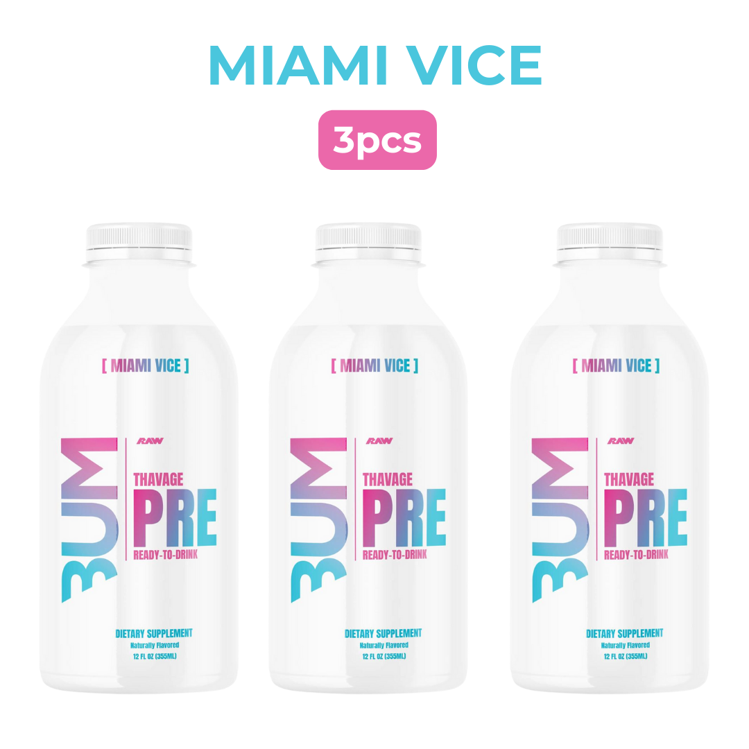 Raw Nutrition Cbum Series, Thavage Pre Workout Drink, 3-12pcs - Ultimate Sup Singapore