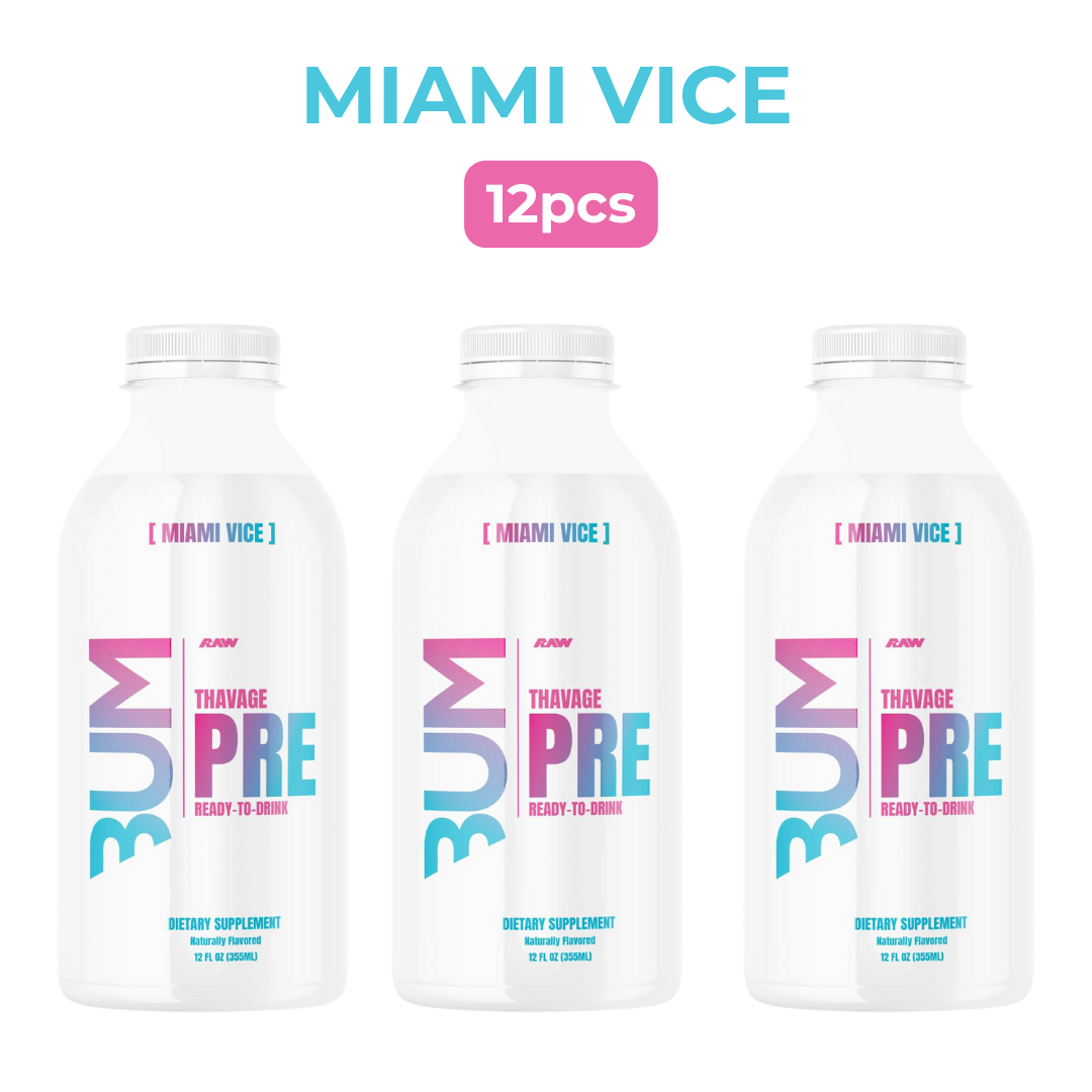 Raw Nutrition Cbum Series, Thavage Pre Workout Drink, 3-12pcs - Ultimate Sup Singapore