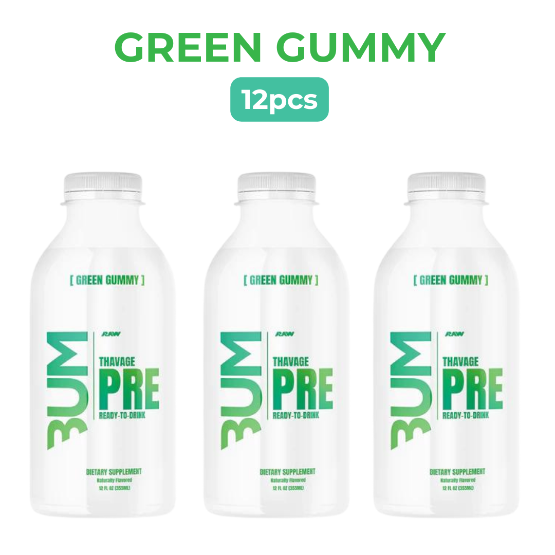 Raw Nutrition Cbum Series, Thavage Pre Workout Drink, 3-12pcs - Ultimate Sup Singapore