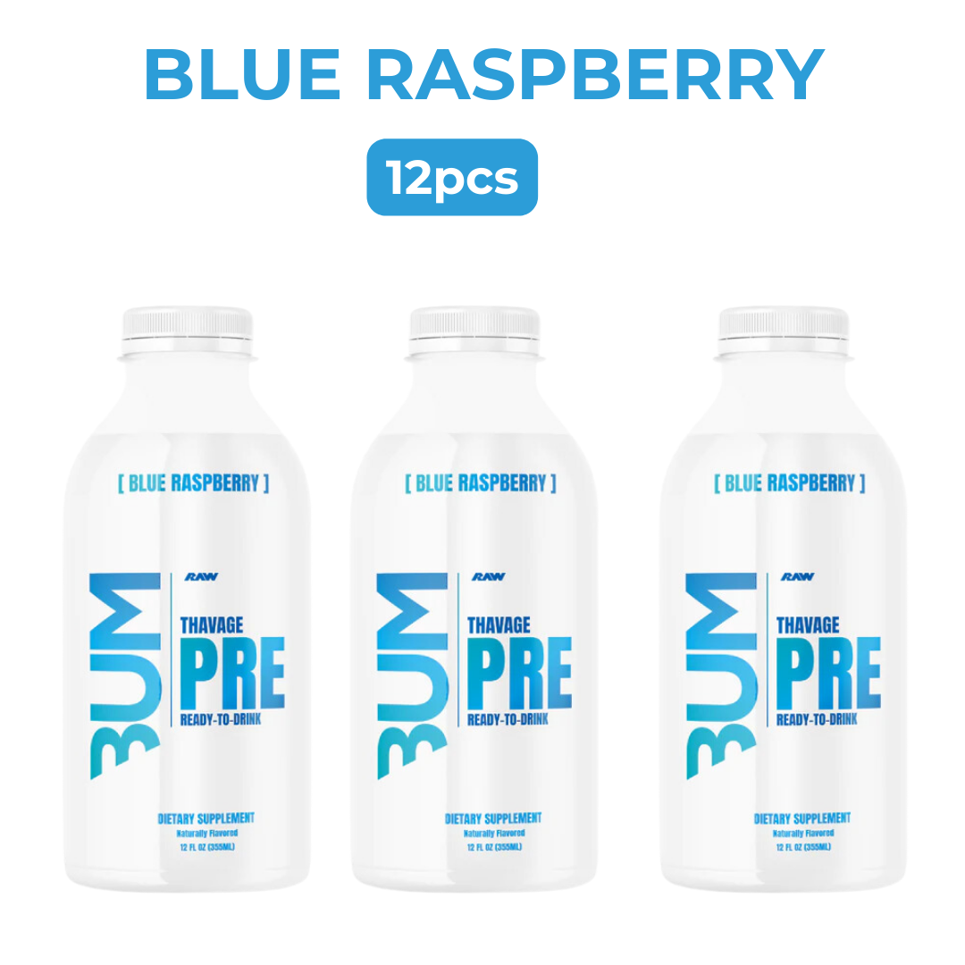 Raw Nutrition Cbum Series, Thavage Pre Workout Drink, 3-12pcs - Ultimate Sup Singapore