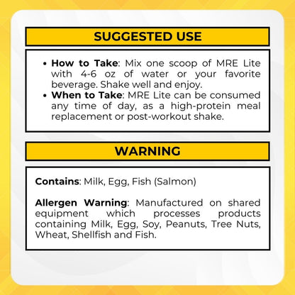 Redcon1, MRE Lite, Whole Food Protein, Protein Powder, Various Flavours, 1.92 Lb (870g) - Ultimate Sup Singapore