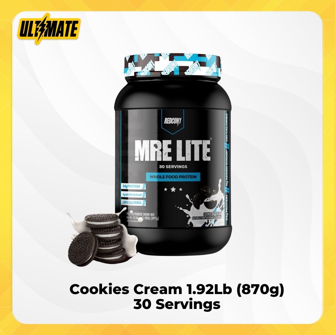 Redcon1, MRE Lite, Whole Food Protein, Protein Powder, Various Flavours, 1.92 Lb (870g) - Ultimate Sup Singapore