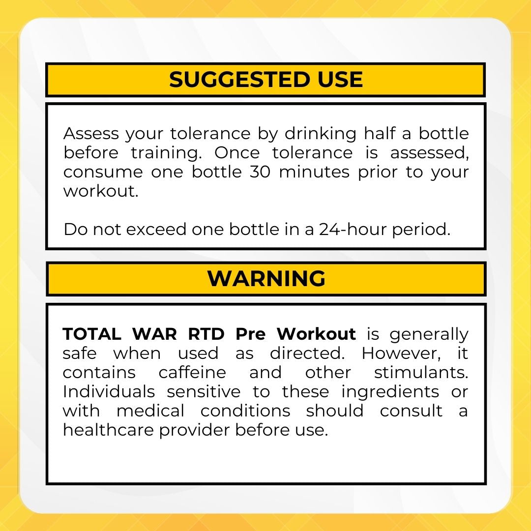 Redcon1, Total War RTD Preworkout, 3-12 Sers - Ultimate Sup Singapore