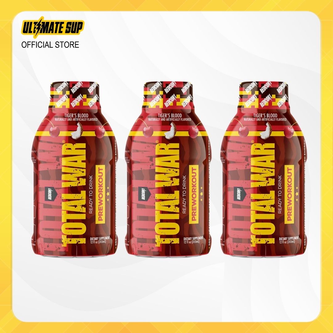 Redcon1, Total War RTD Preworkout, 3-12 Sers - Ultimate Sup Singapore