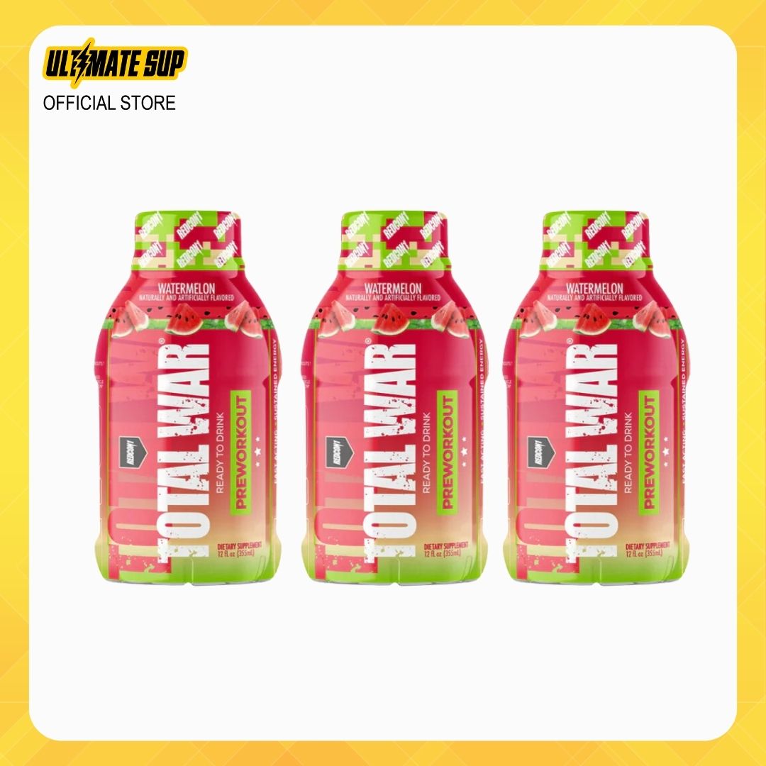 Redcon1, Total War RTD Preworkout, 3-12 Sers - Ultimate Sup Singapore