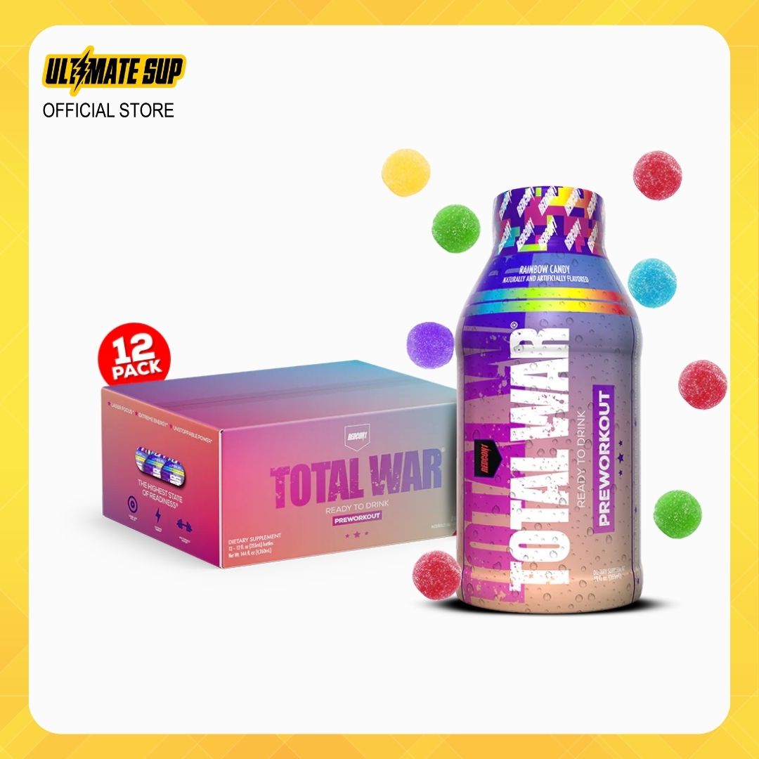 Redcon1, Total War RTD Preworkout, 3-12 Sers - Ultimate Sup Singapore