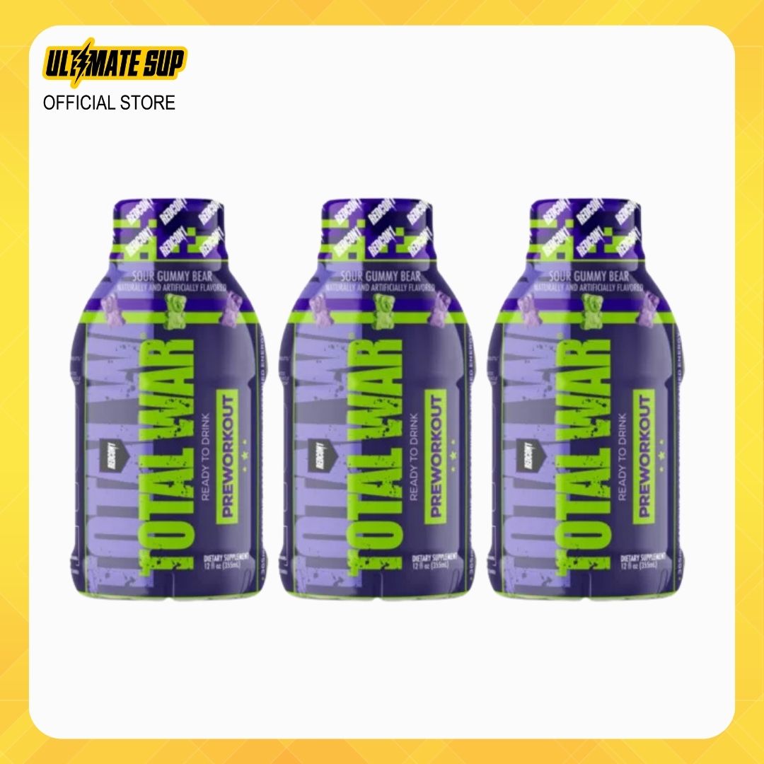 Redcon1, Total War RTD Preworkout, 3-12 Sers - Ultimate Sup Singapore
