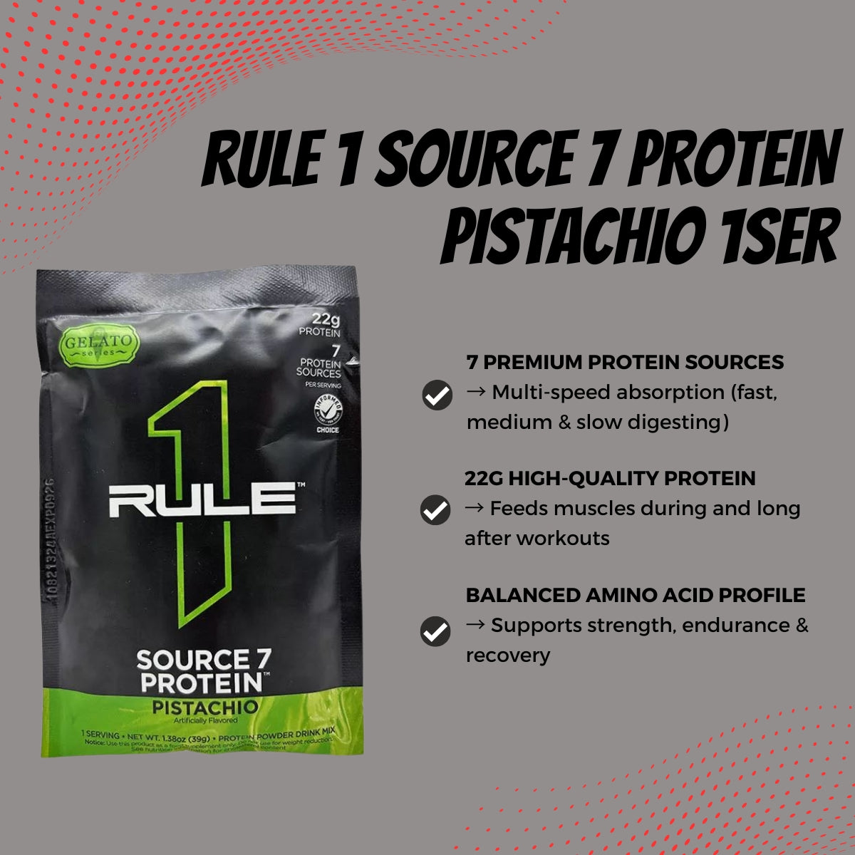 Convenient Packet [1 serving], Whey Protein, Preworkout, BCAA, Mass Gainer, Build Muscle, Various Brands n Flavors