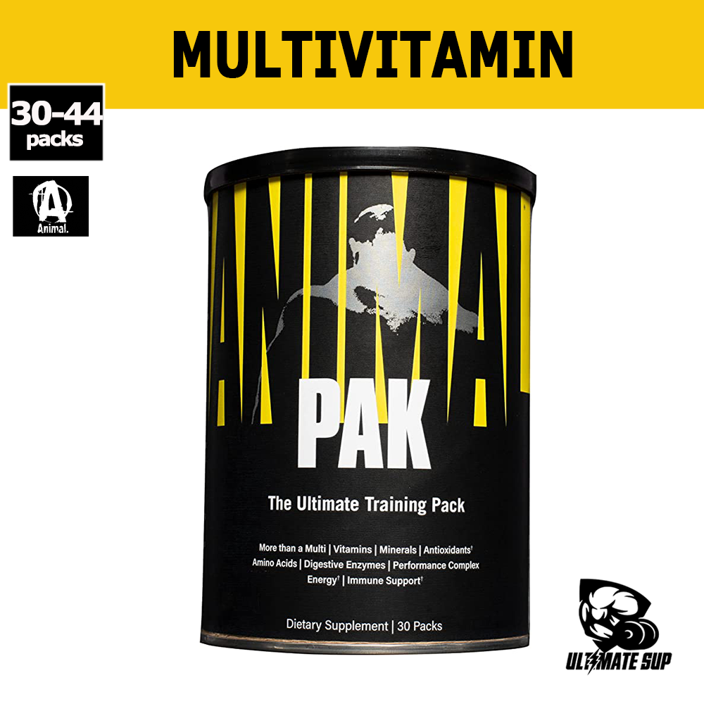 Animal Pak High Potency Multivitamin & Mineral, 30-44 packs - Ultimate Sup Singapore