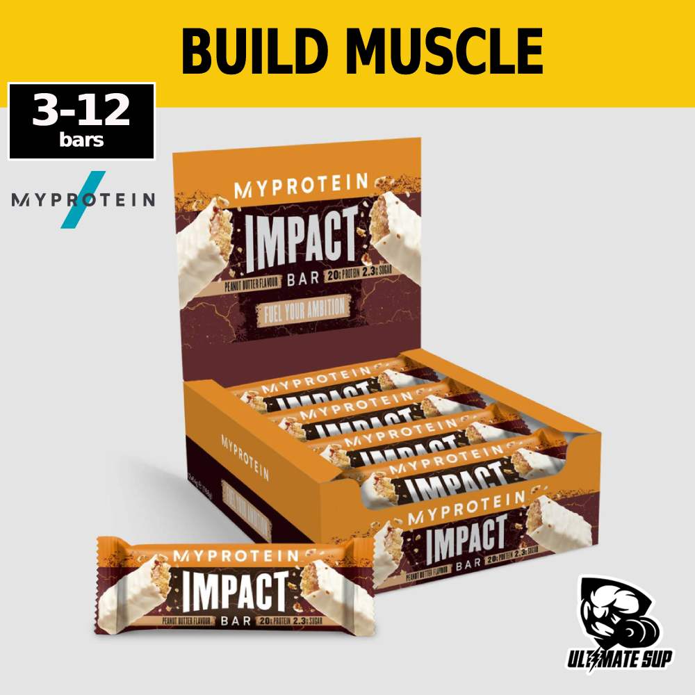 Myprotein Impact Protein Bar, 3-12 bars - Ultimate Sup Singapore