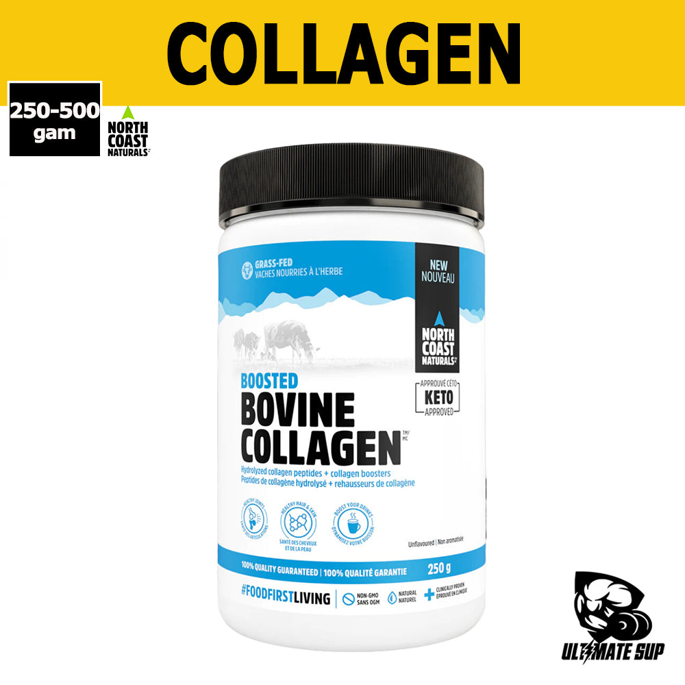 North Coast Naturals, Boosted Bovine Collagen, 250-500g, thumbnail