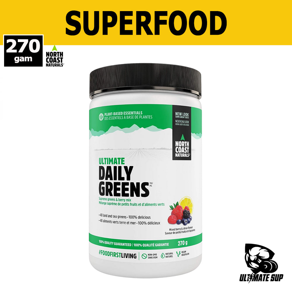 North Coast Naturals, Ultimate Daily Greens, 270g - Ultimate Sup Singapore