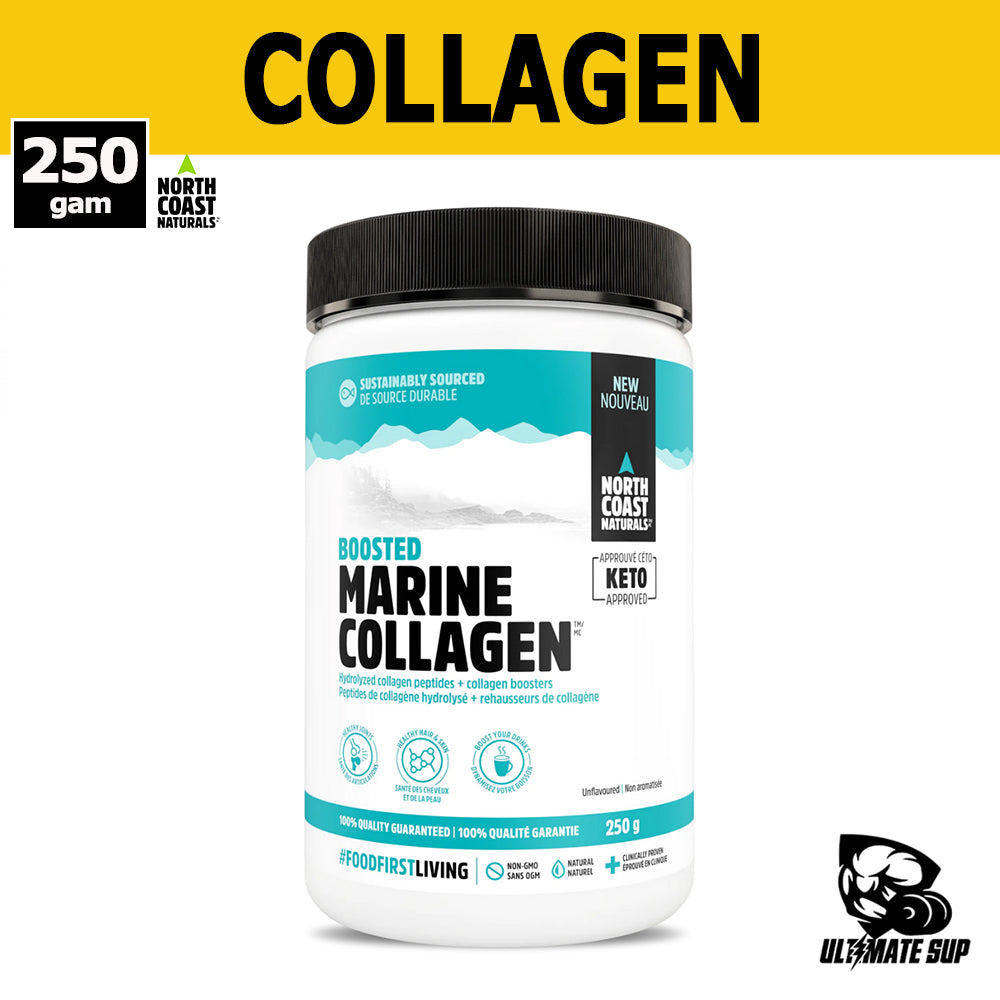 North Coast Naturals, Boosted Marine Collagen, 250g, thumbnail