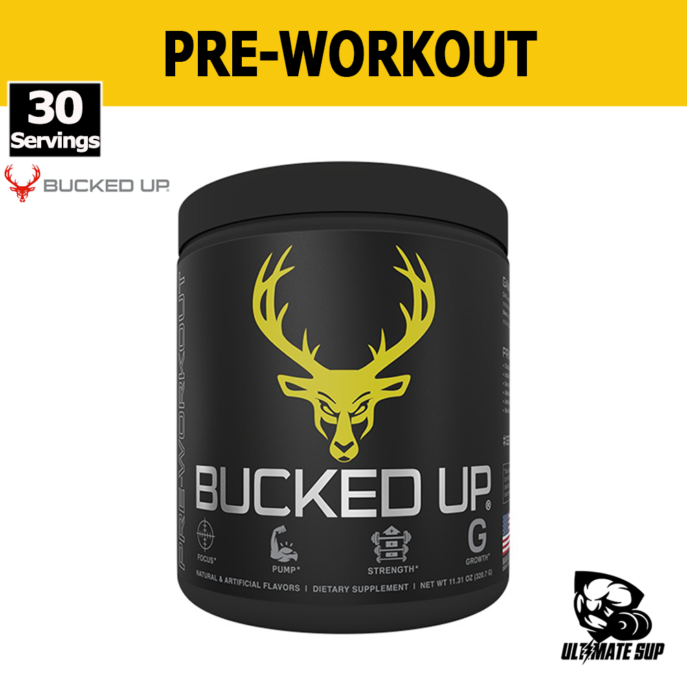 Thumbnail - Bucked Up Pre-Workout, Intense Muscle Pump, Boost Energy + Focus + Endurance - 30 Servings
