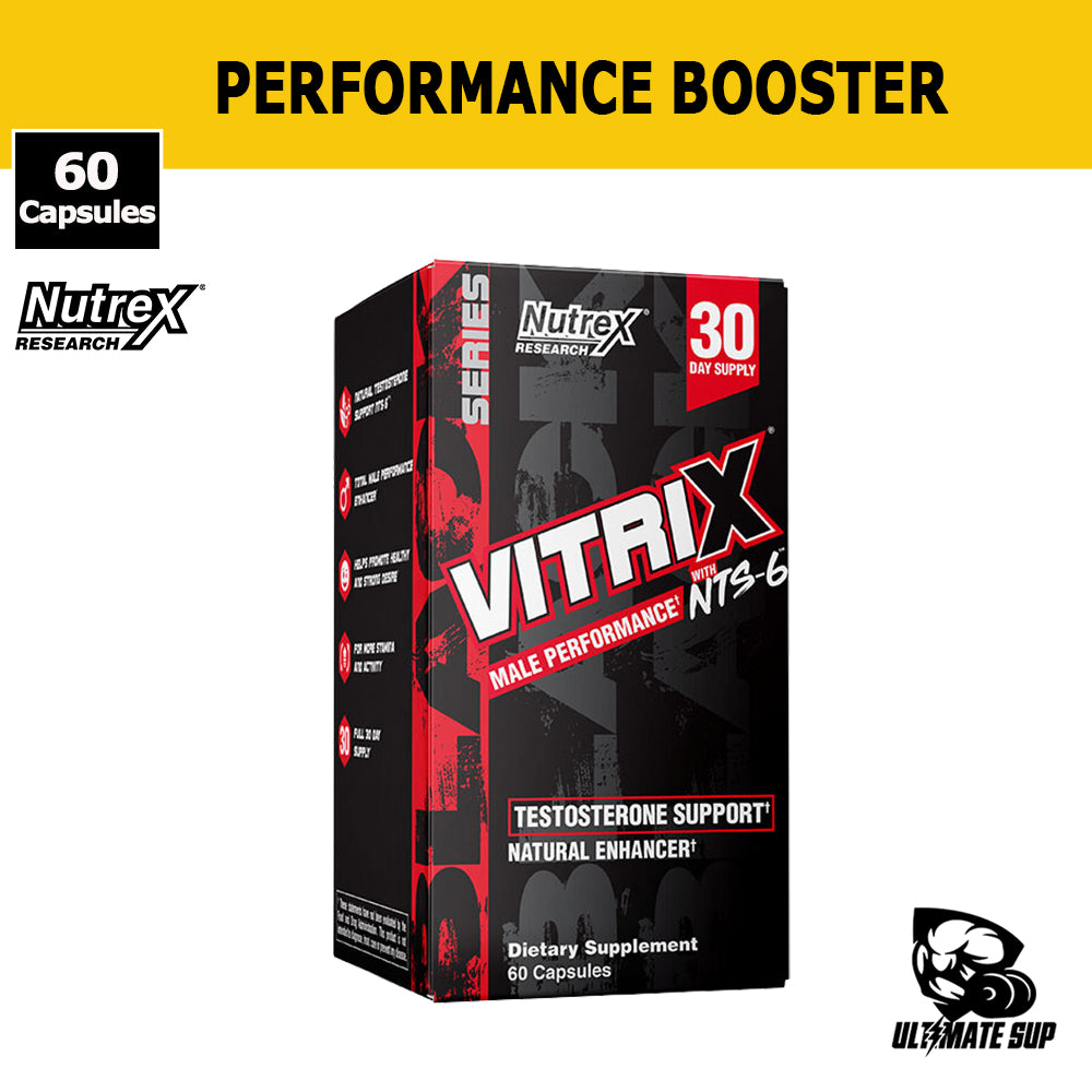 Nutrex Research, Black Series, Vitrix With NTS-6, 60 Capsules - Ultimate Sup Singapore