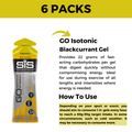 Science In Sport GO Isotonic Energy Gels, Running Gels with 22 g Carbohydrates, Low Sugar, 6 - 30 pack, 60 ml Per Serving - Ultimate Sup Singapore