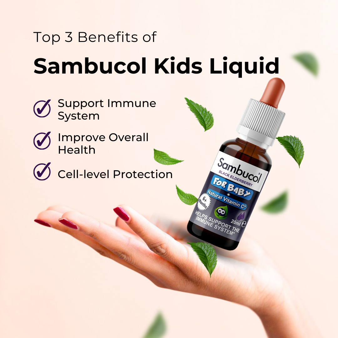 Sambucol Baby Drops, Strengthen Immune System, No Artificial Colours, 20ml - Ultimate Sup Singapore