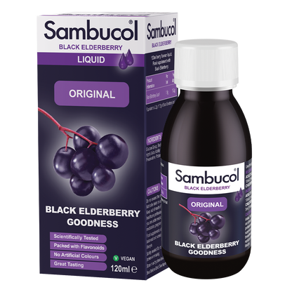 Sambucol Original Liquid, Black Elderberry Extract, 120ml - Ultimate Sup Singapore