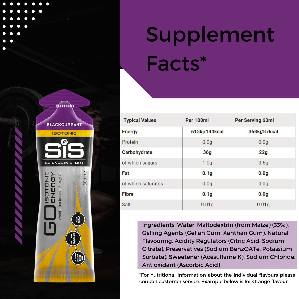 Science In Sport, GO Isotonic Energy Gels, 6 - 30 pack (60ml/ser) - Ultimate Sup Singapore