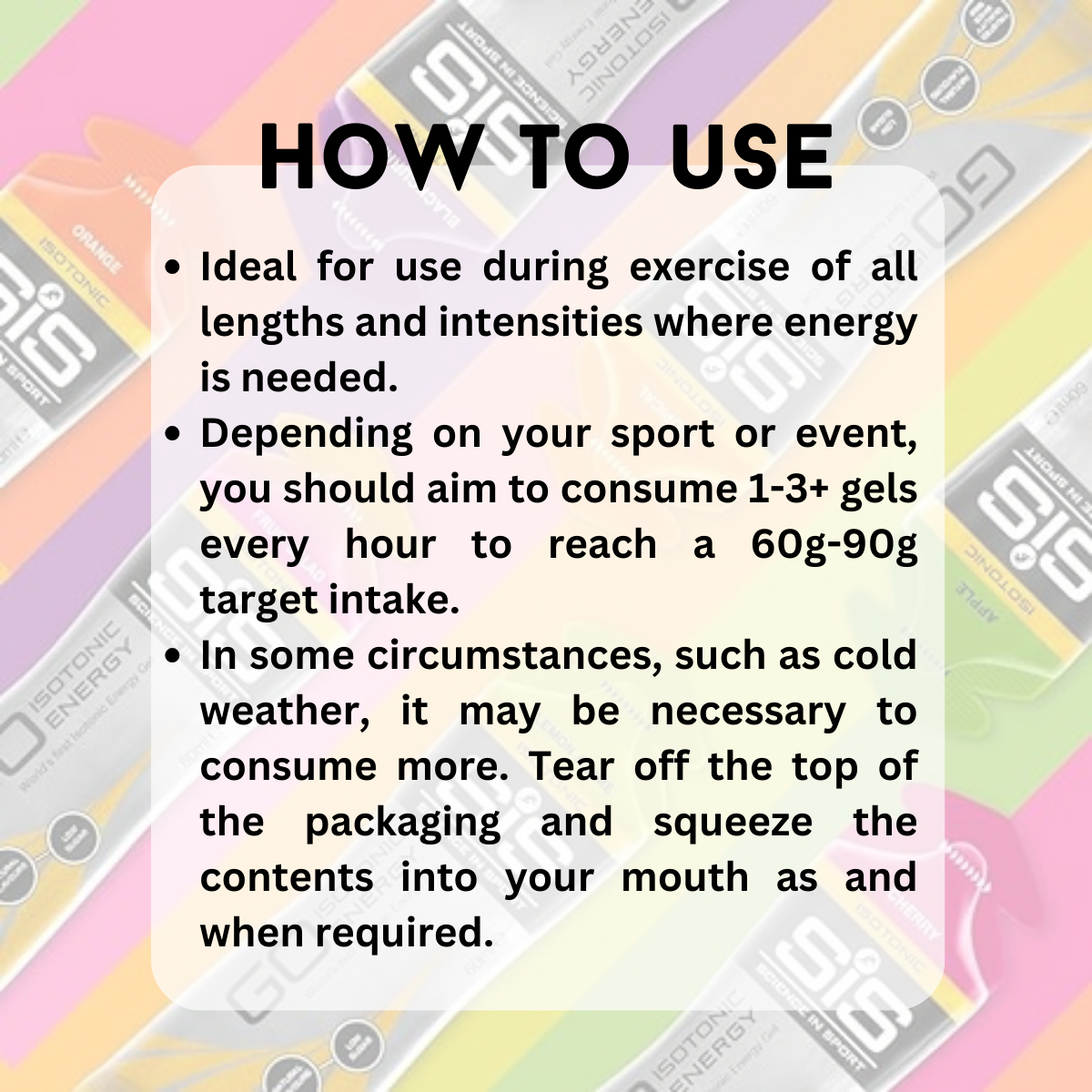 Science In Sport, GO Isotonic Energy Gels, 6 - 30 pack (60ml/ser) - Ultimate Sup Singapore