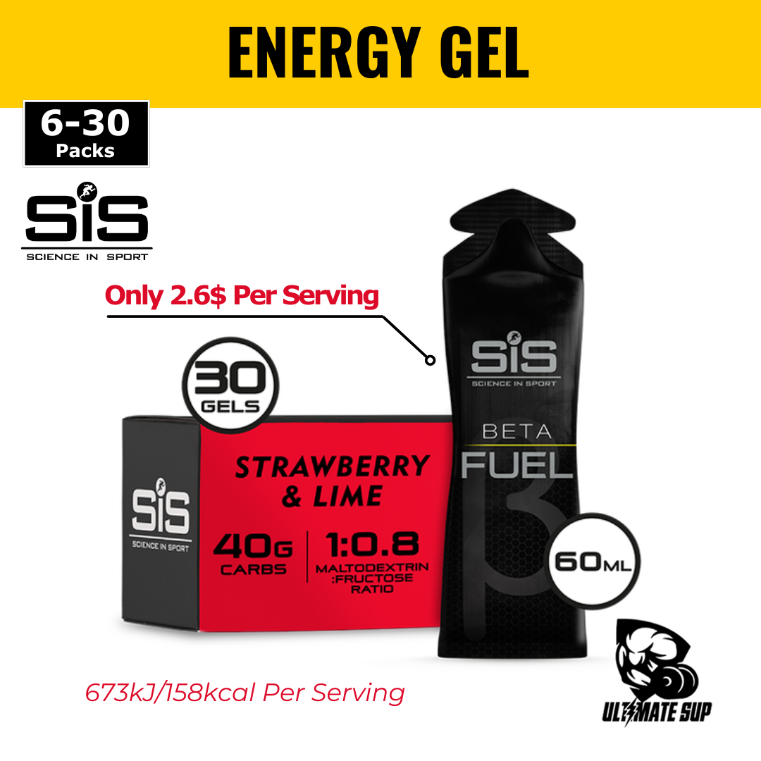 Science in Sport, Beta Fuel Dual Source Energy Gel, 6 - 30 Packs - Ultimate Sup Singapore
