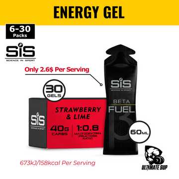 Science in Sport, Beta Fuel Dual Source Energy Gel, 6 - 30 Packs - Ultimate Sup Singapore