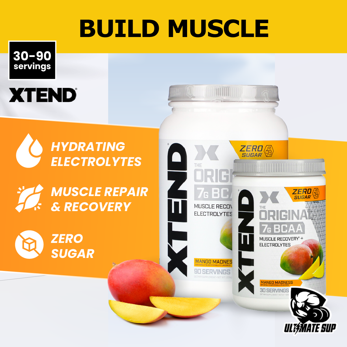 Scivation, Xtend, The Original 7G BCAA, 30-90 Servings - Ultimate Sup Singapore