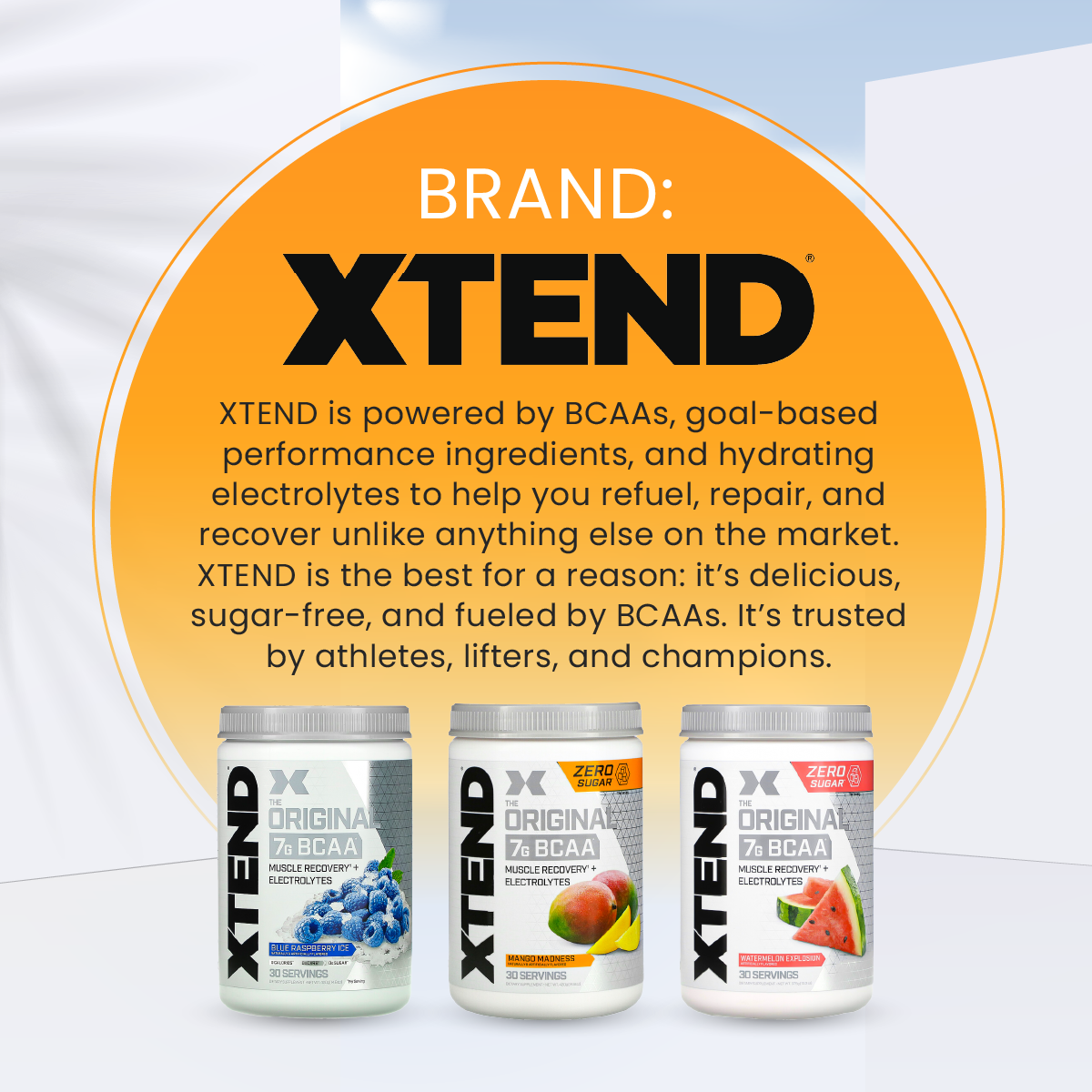 Scivation, Xtend, The Original 7G BCAA, 30-90 Servings - Ultimate Sup Singapore