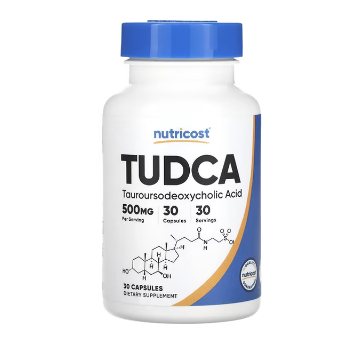 Nutricost, TUDCA, Liver Protection, Reduce Toxin Buildup, 500 mg/250mg, 30 - 60 Capsules - Ultimate Sup Singapore