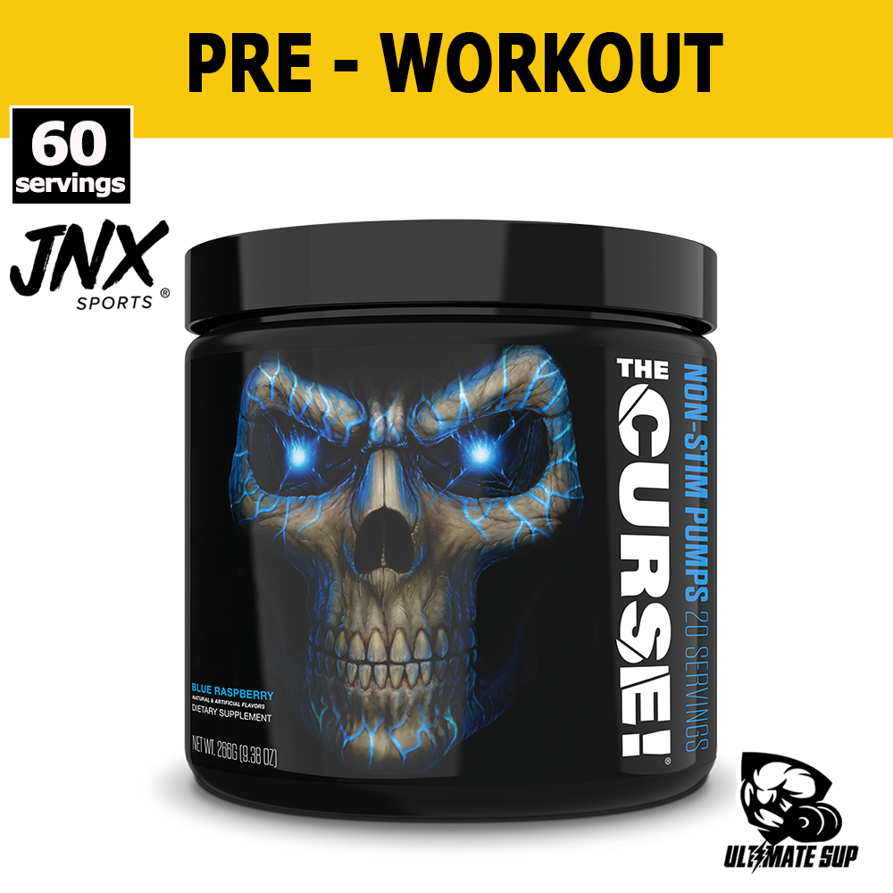 JNX Sports | The Curse Non-Stim Pumps | Pre- Workout | 20 servings | 266g