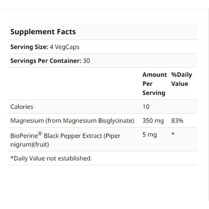 Solaray, High Absorption Magnesium Glycinate, 120 - 240 VegCaps - Ultimate Sup Singapore