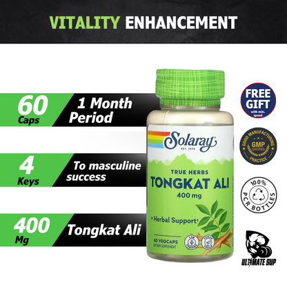 Solaray, Tongkat Ali, 400 mg, 60 VegCaps - Ultimate Sup Singapore