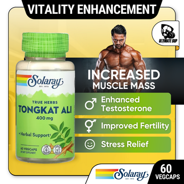 Solaray, Tongkat Ali, 400 mg, 60 VegCaps - Ultimate Sup Singapore