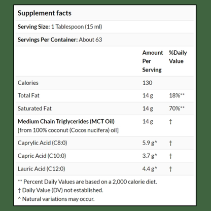 Sports Research MCT Oil Liquid | 100% Non-GMO Coconuts | 473ml - Ultimate Sup Singapore
