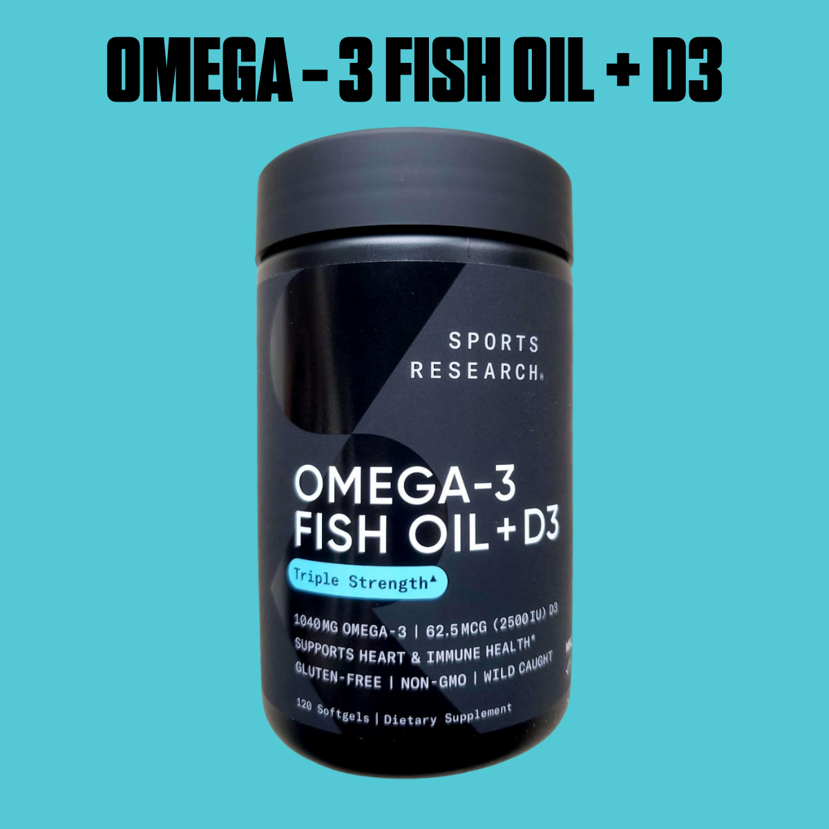 Sports Research, Omega-3 Fish Oil, 180 Softgels - Ultimate Sup Singapore