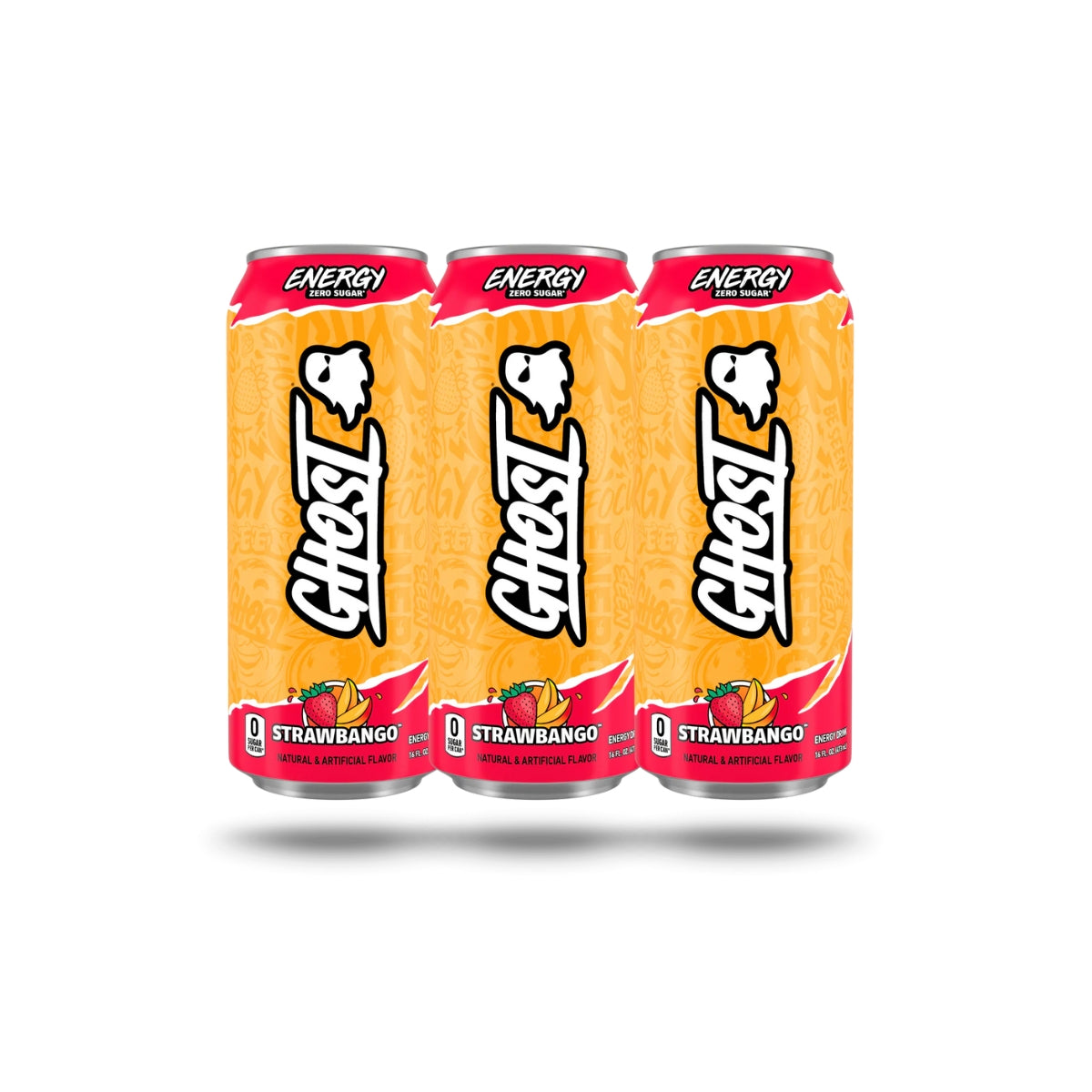 GHOST, Energy Drink, 200mg Caffeine, 12 Cans