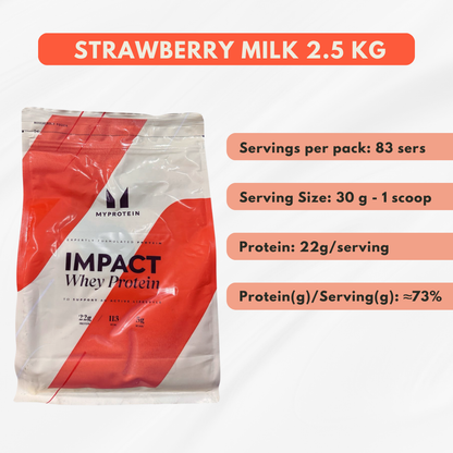 Myprotein, Impact Whey Protein Powder, 1-2.5 kg