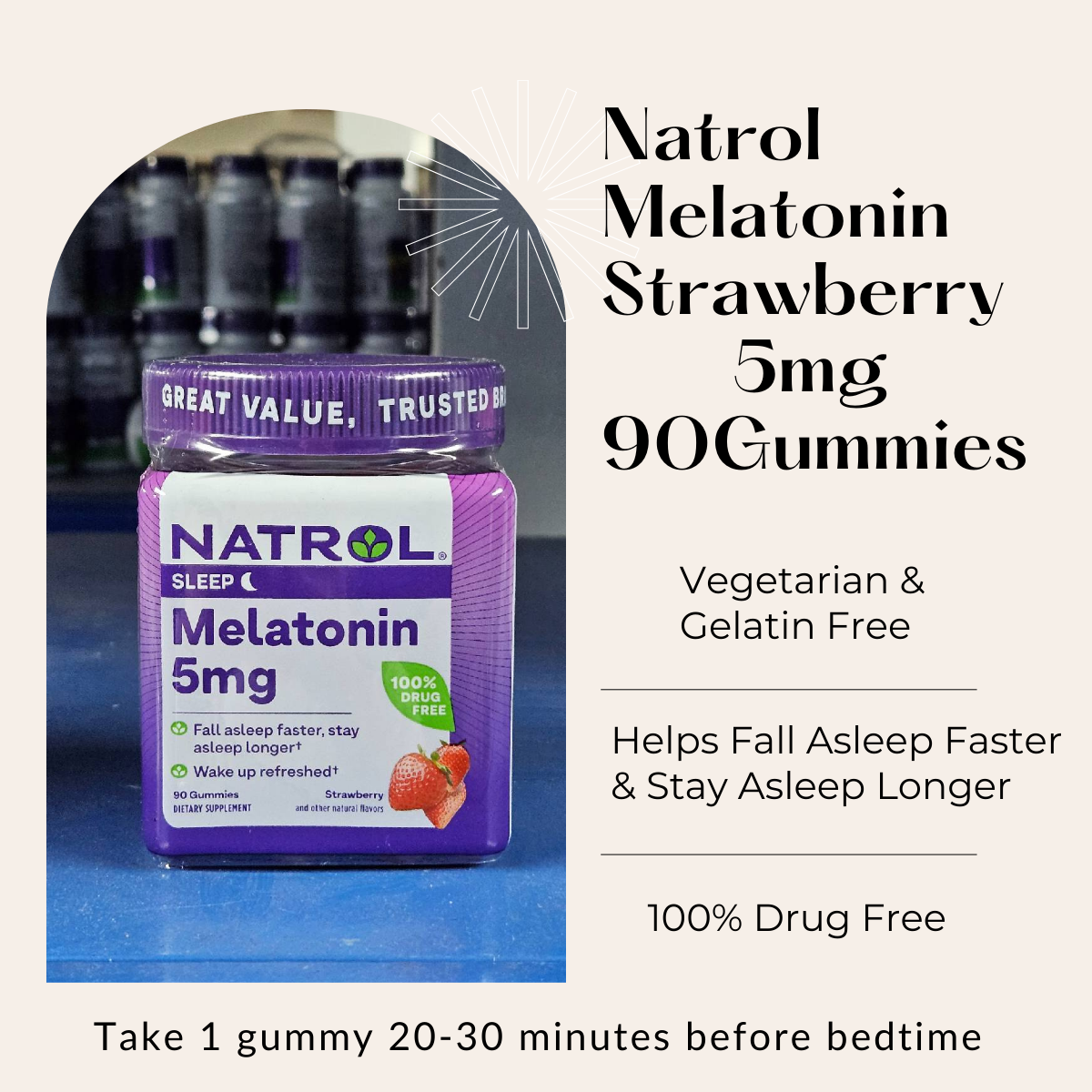 Natrol, Melatonin, Time Release / Fast Dissolve, Extra Strength to improve Sleep, 60-240Tablets - Ultimate Sup Singapore