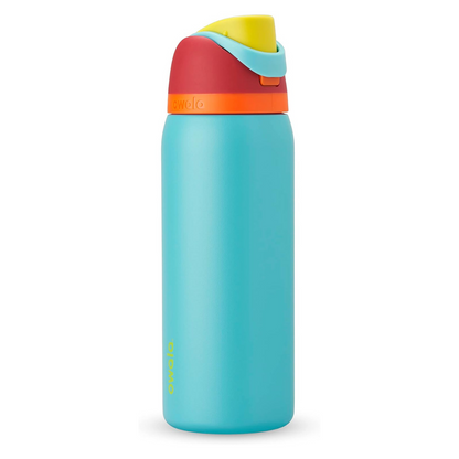 Owala, FreeSip Insulated Stainless Steel Blender Bottle w Locking Push Button Lid, 19oz - 24oz - 32oz - 40oz