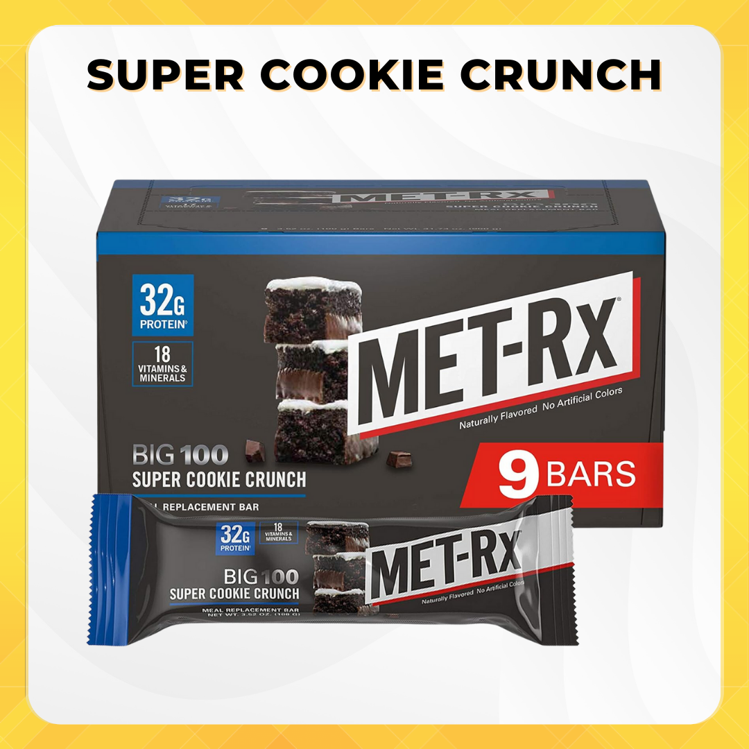 MET-Rx Big 100 Protein Bars, Meal Replacement, 3-9 bars - Ultimate Sup Singapore