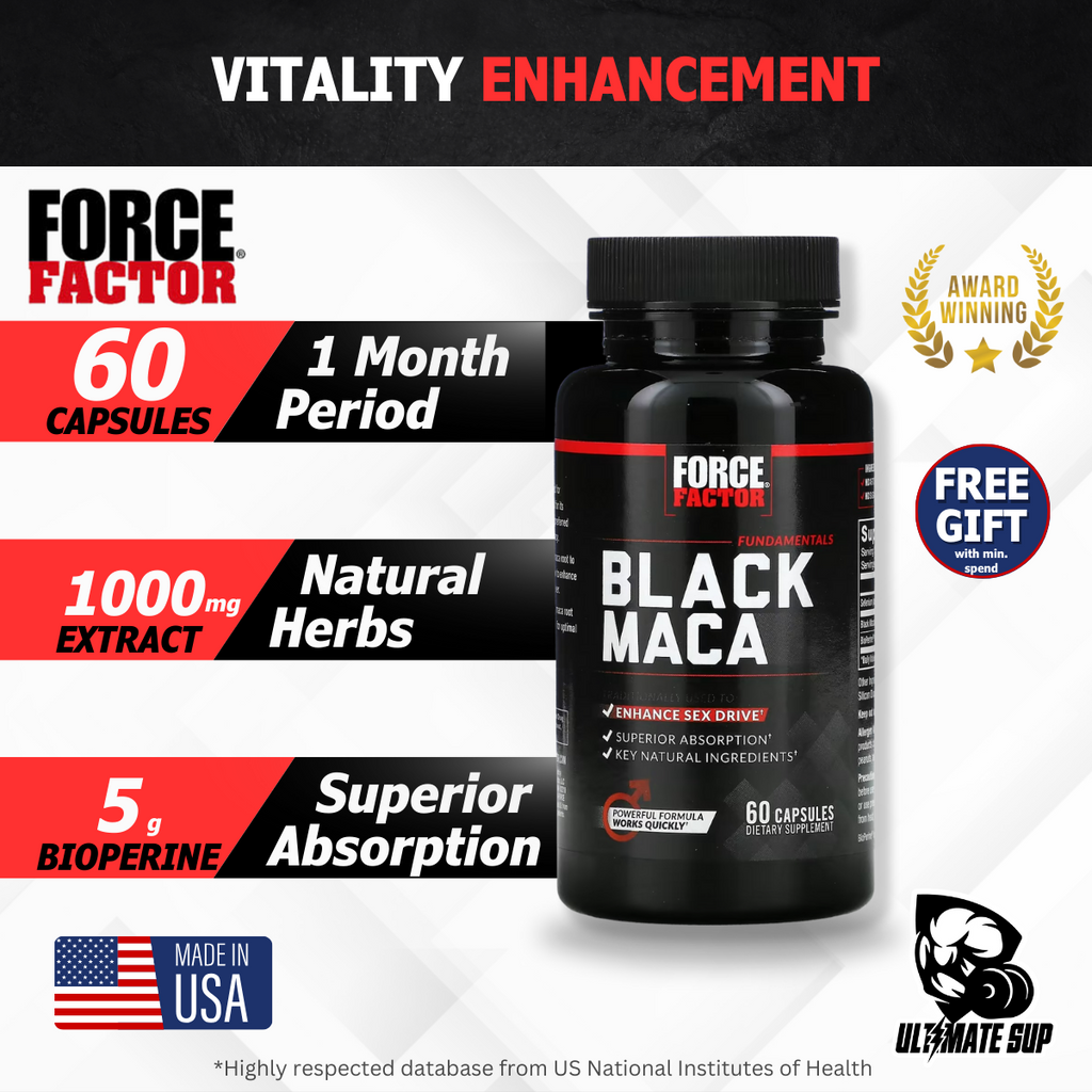 Force Factor Fundamentals Black Maca - Thumbnail