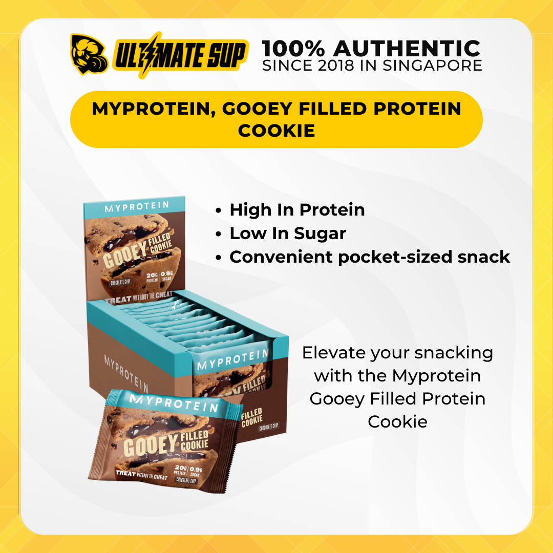 Myprotein Gooey Filled Protein Cookie, Various Flavors, 3-12 packs - Ultimate Sup Singapore