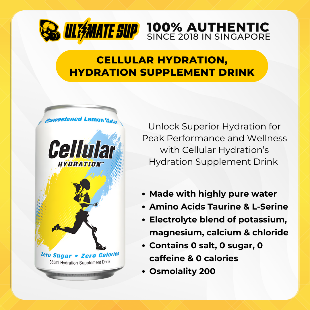 Cellular Hydration, Hydration Supplement Drink, 3-12 pack - Ultimate Sup Singapore