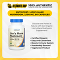 Nutricost, Lion's Mane Mushroom, 2,100 mg, 90 Capsules (700 mg per Capsule) - Ultimate Sup Singapore